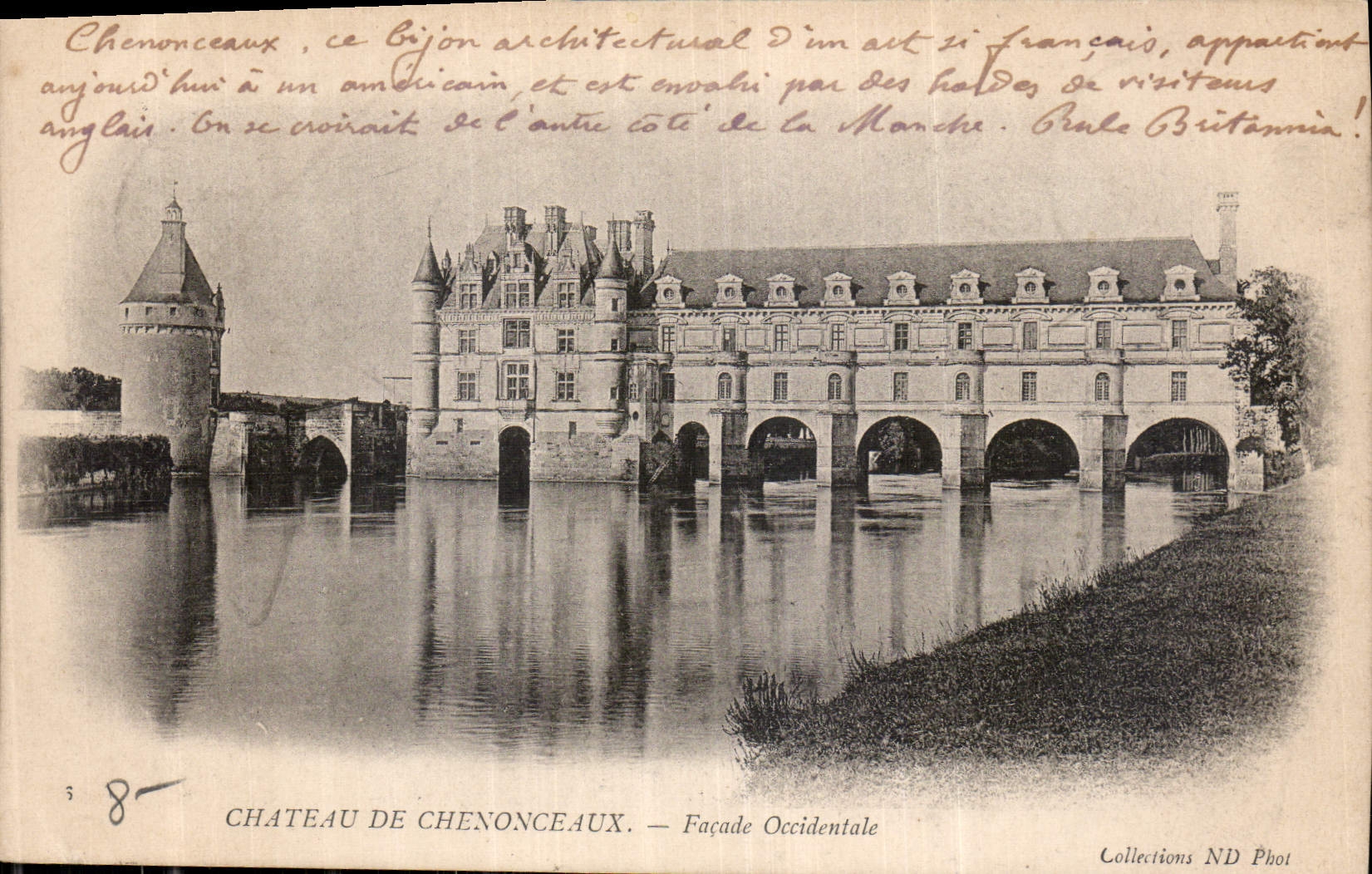CPA Chateau de Chenonceaux Facade Occidentale
