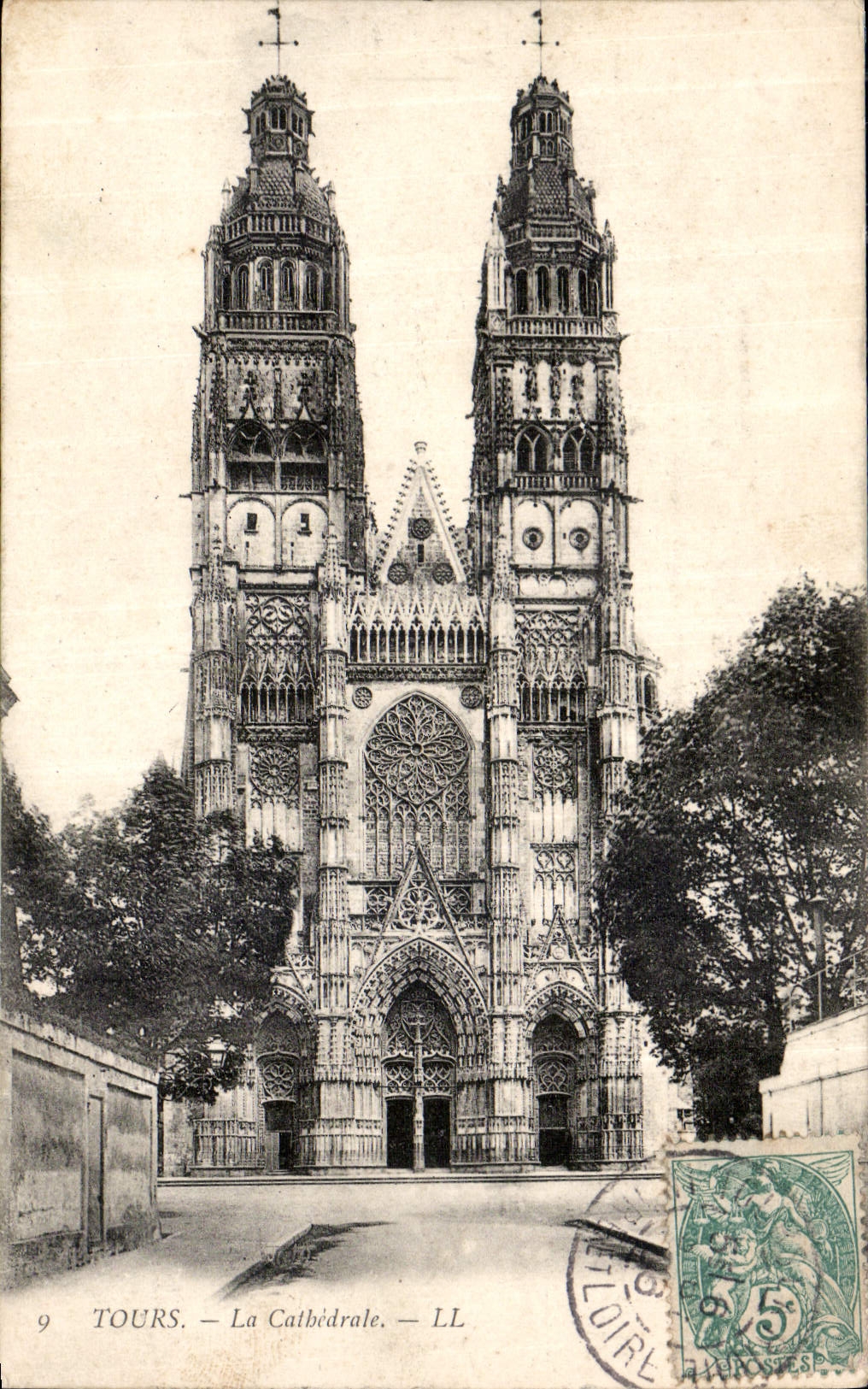 CPA Tours la Cathedrale 