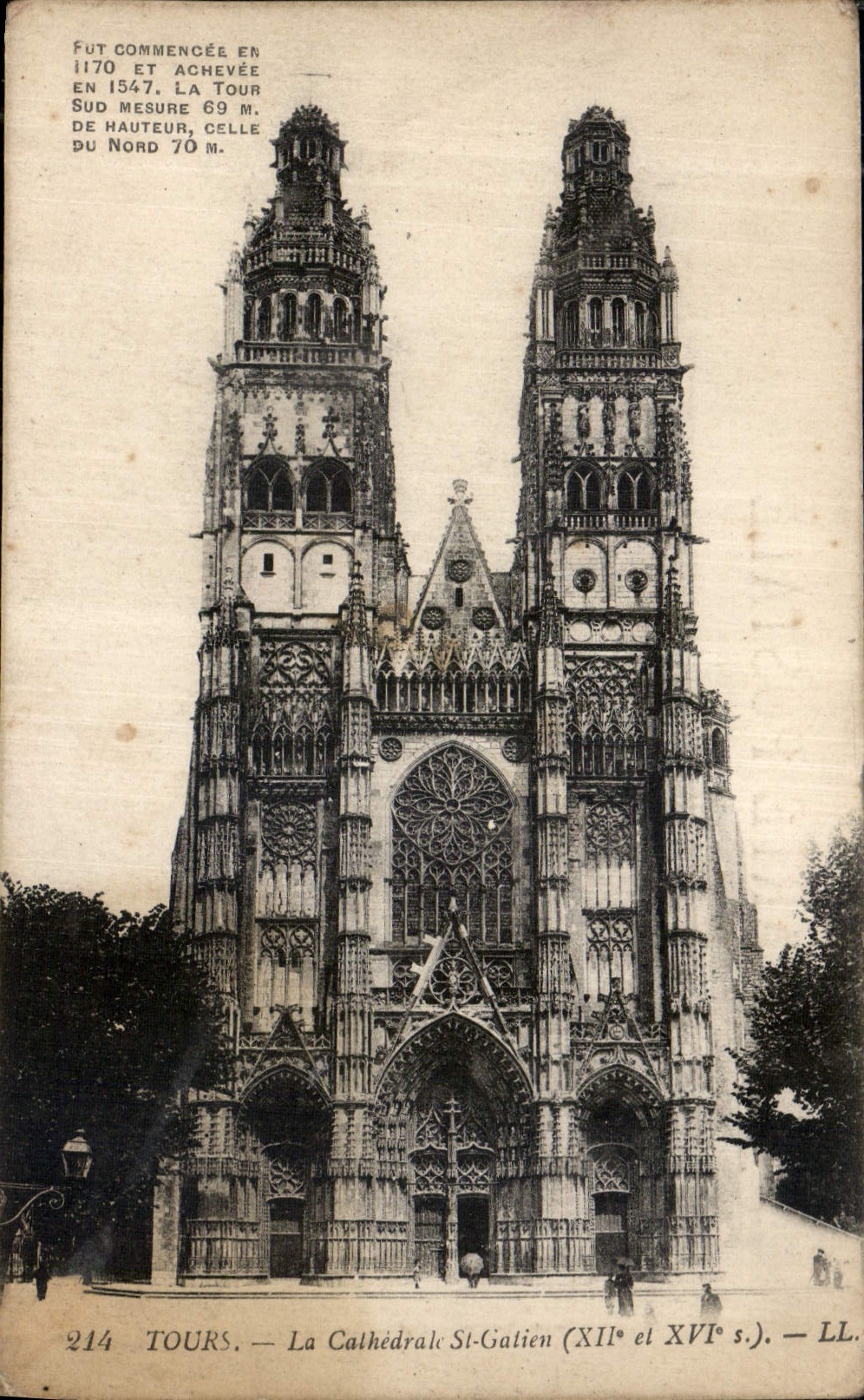 CPA Tours La Cathedrale St Gatien 