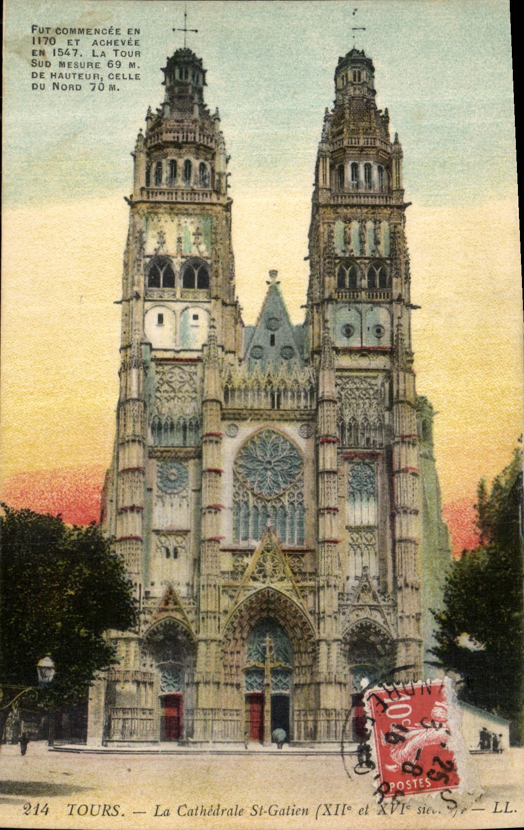 CPA Tours La Cathedrale St Gatien 