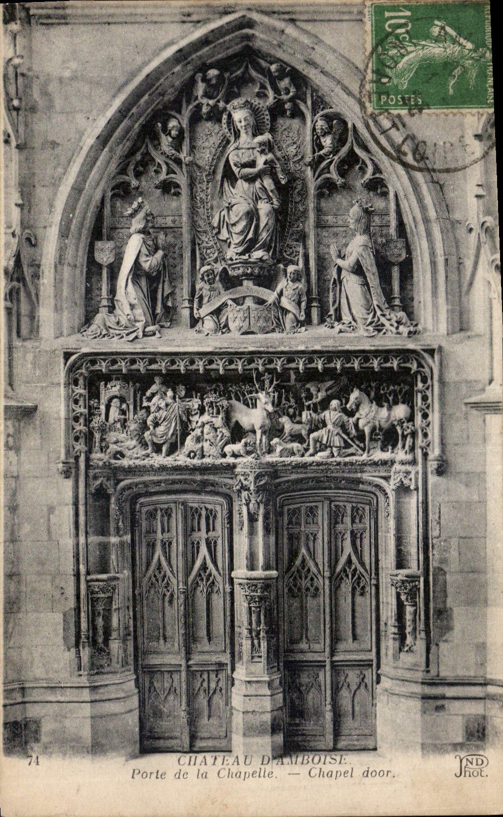CPA Chateau d'Amboise Porte de la Chapelle 