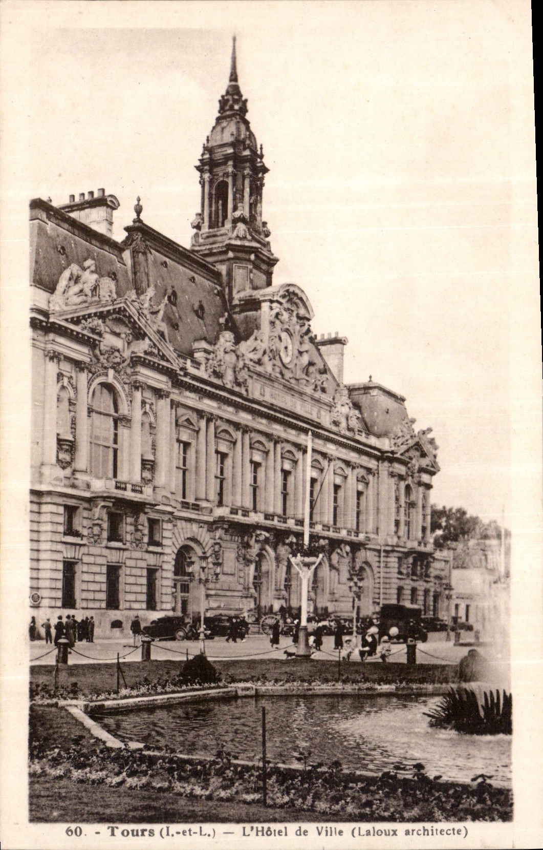 CPA Tours I et L L'Hotel de Ville 