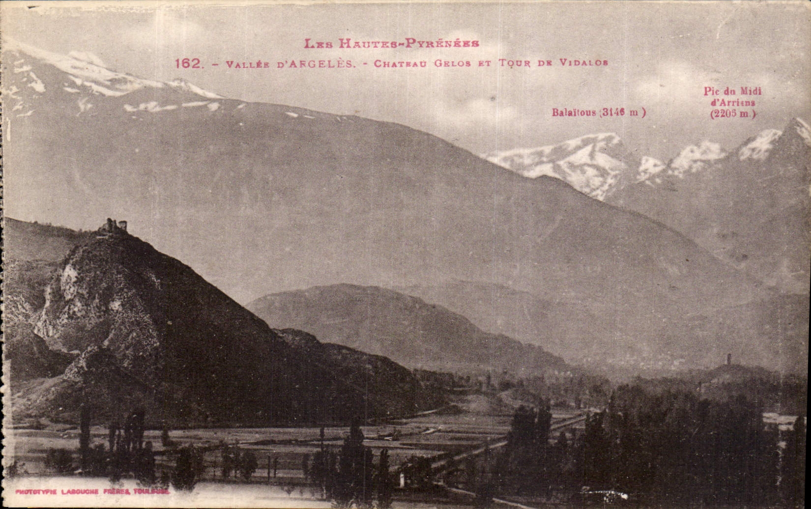 CPA Les Hautes Pyrenees Vallee d'Argeles 