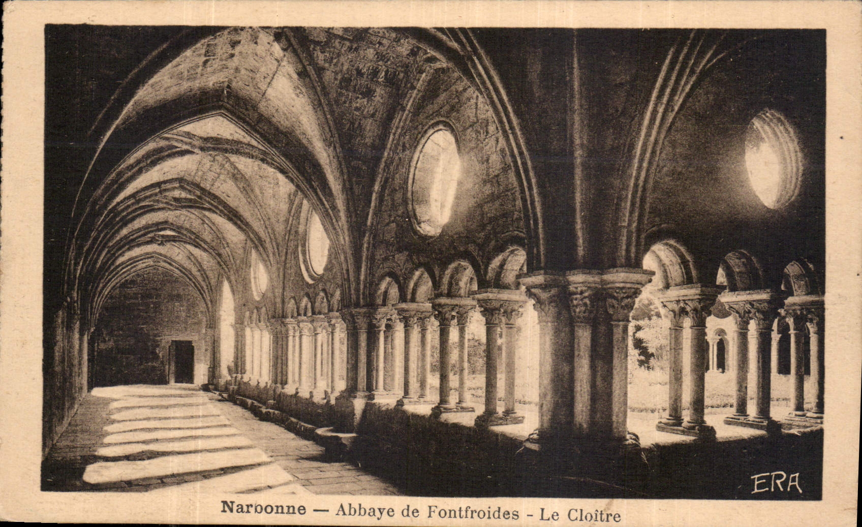 CPA Narbonne Abbaye de Fontfoides le Cloitre 