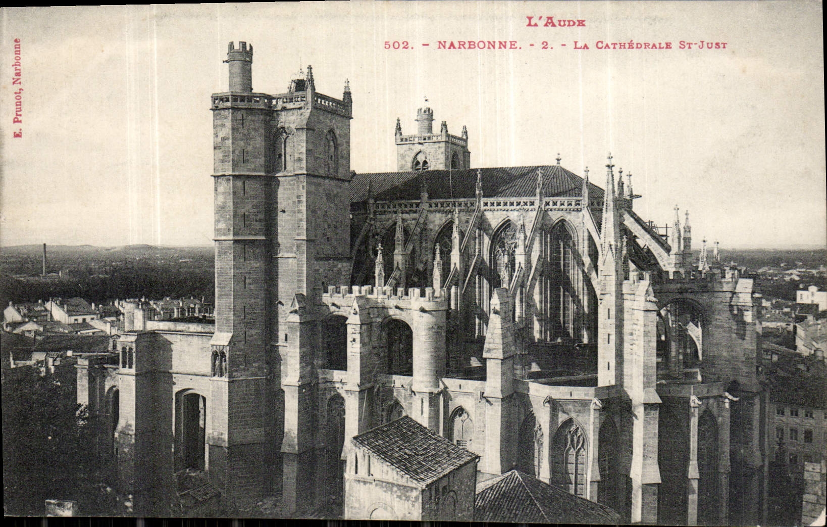 CPA L'Aude Narbonne La Cathedrale St Just