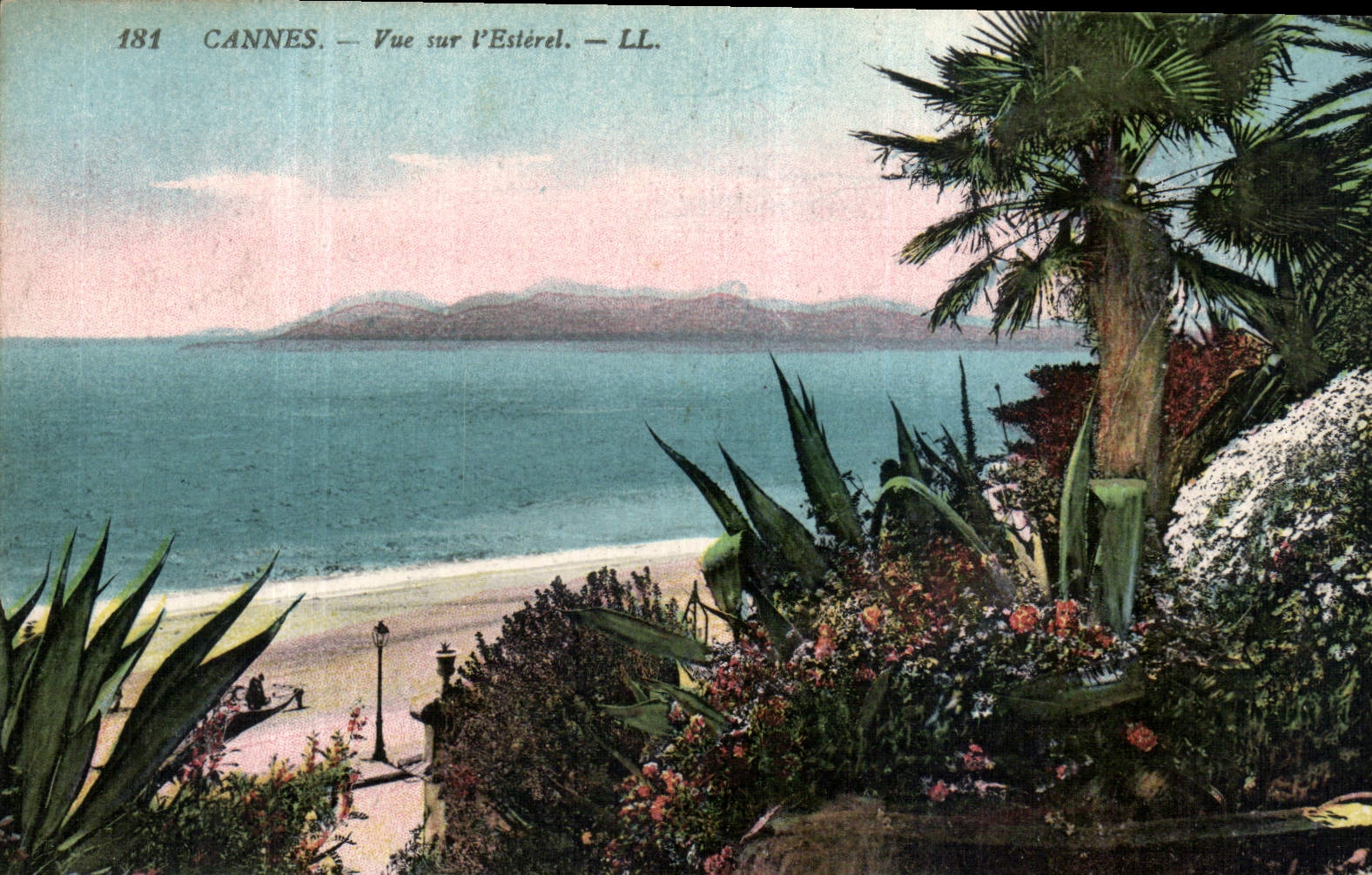 CPA Cannes vue sur l'Esterel 