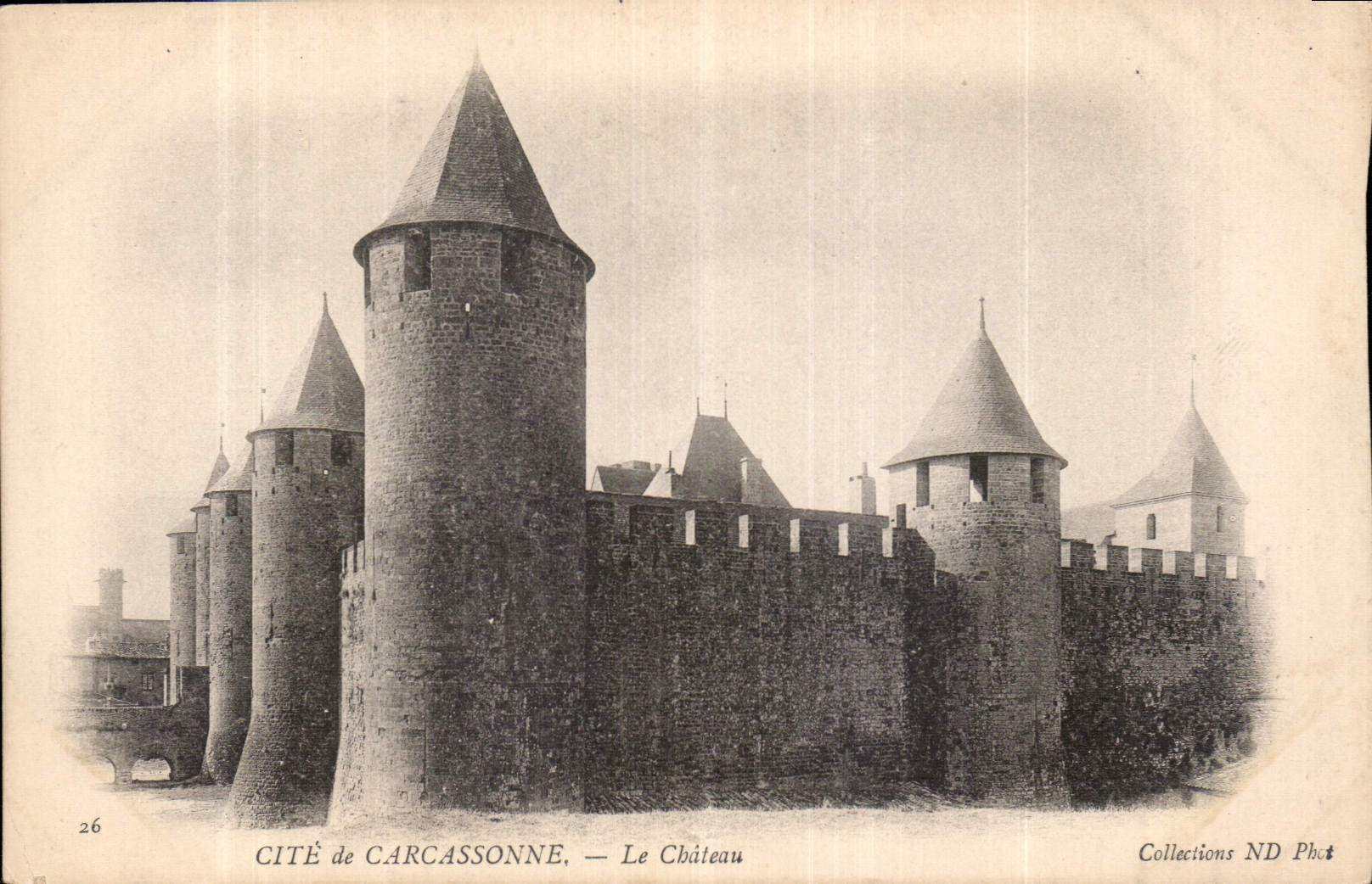CPA Cite de Carcassonne le Chateau 