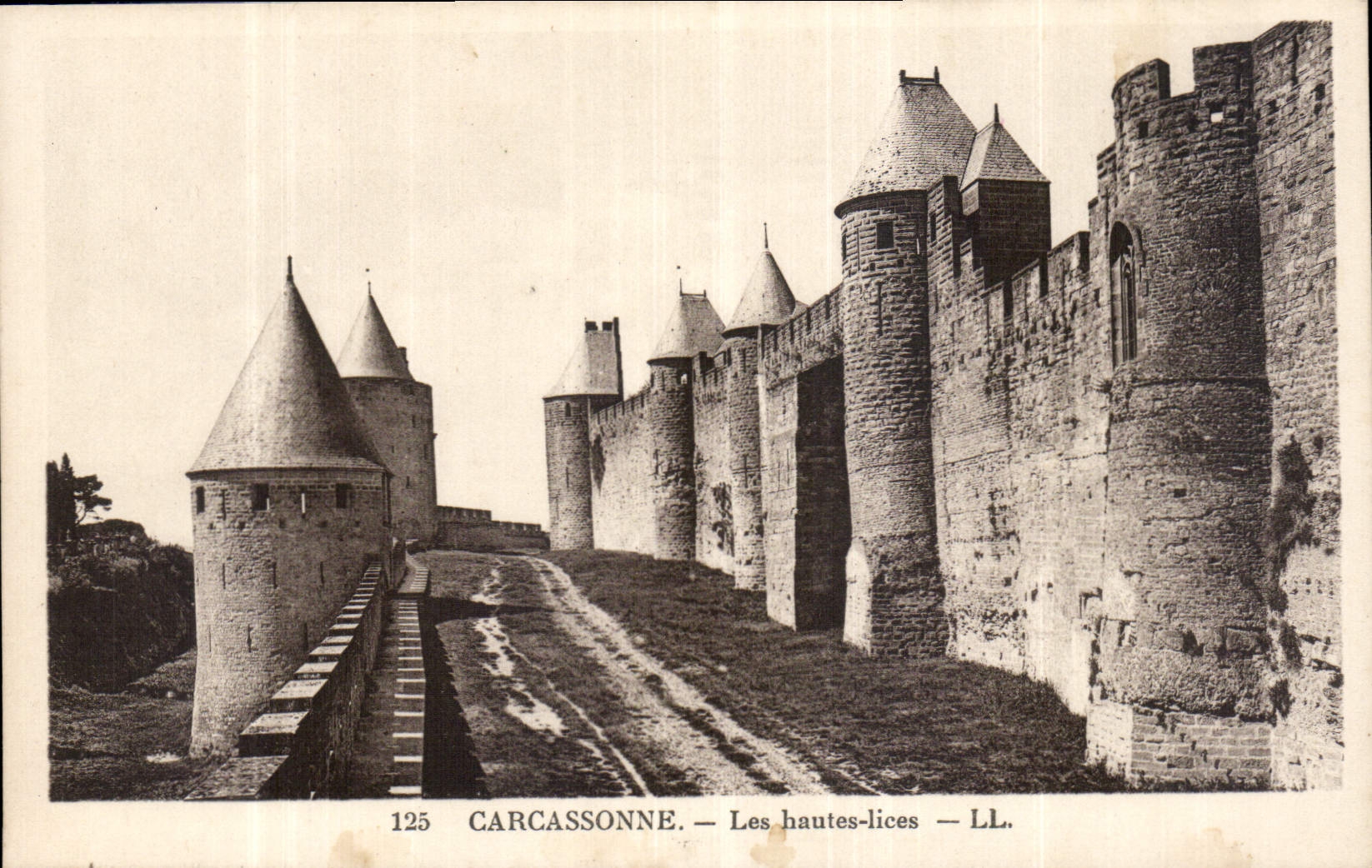 CPA Carcassonne les Hautes Lices 