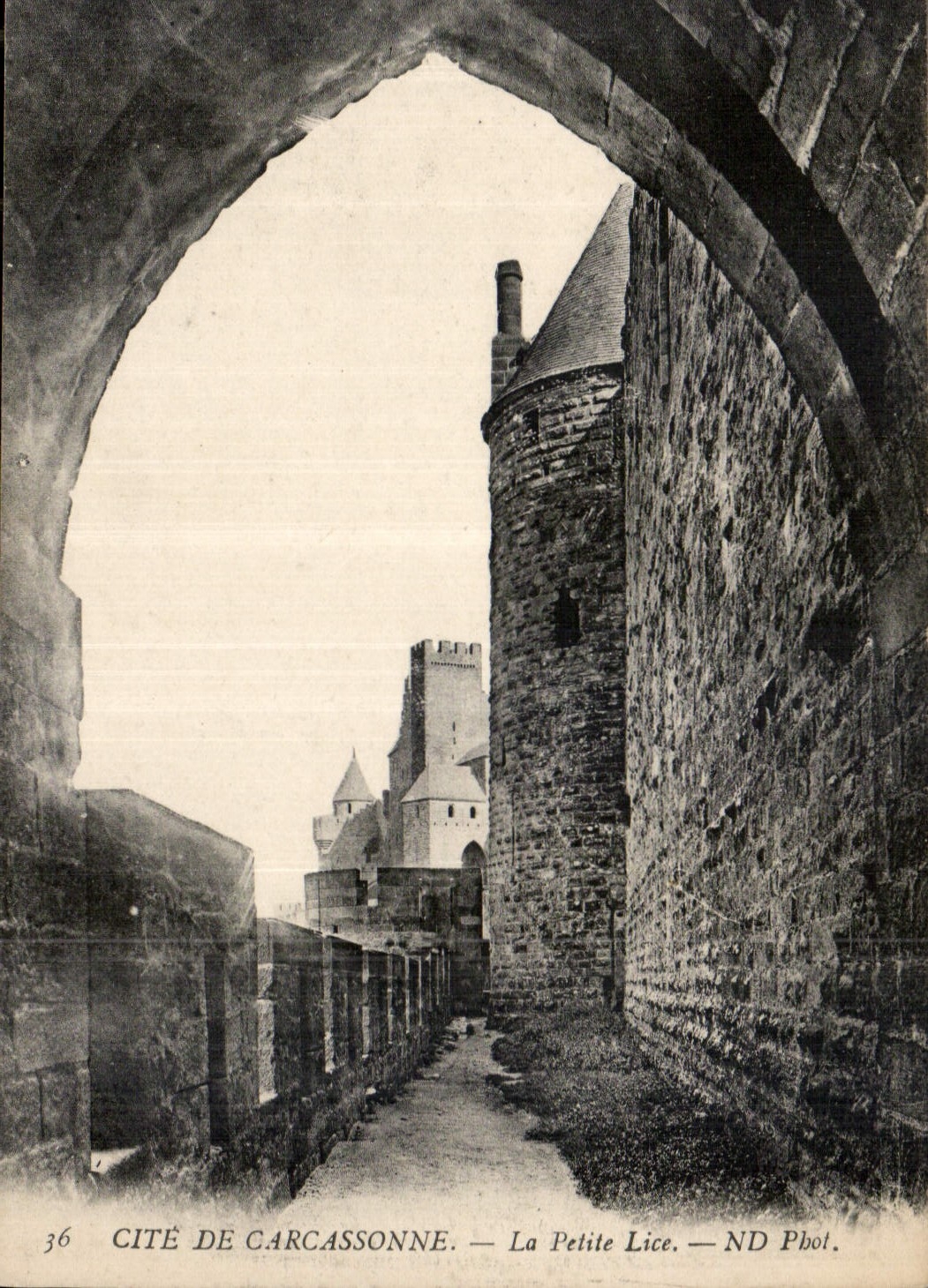 CPA Cite de Carcassonne la Petite Lice 