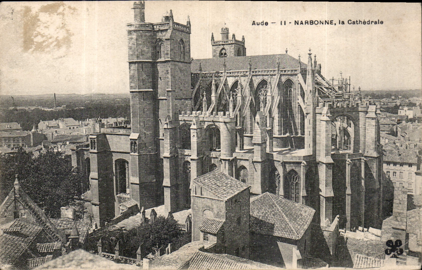 CPA Aude Narbonne la Cathedrale 