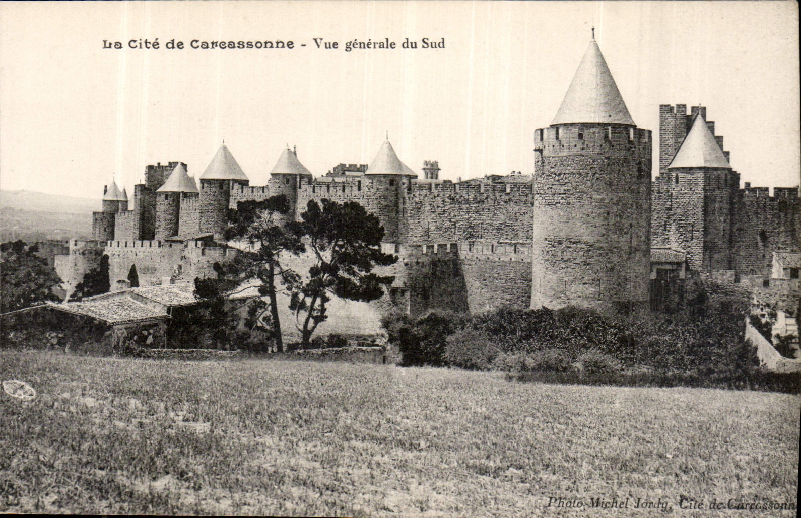 CPA La Cite de Carcassonne vue generale du Sud