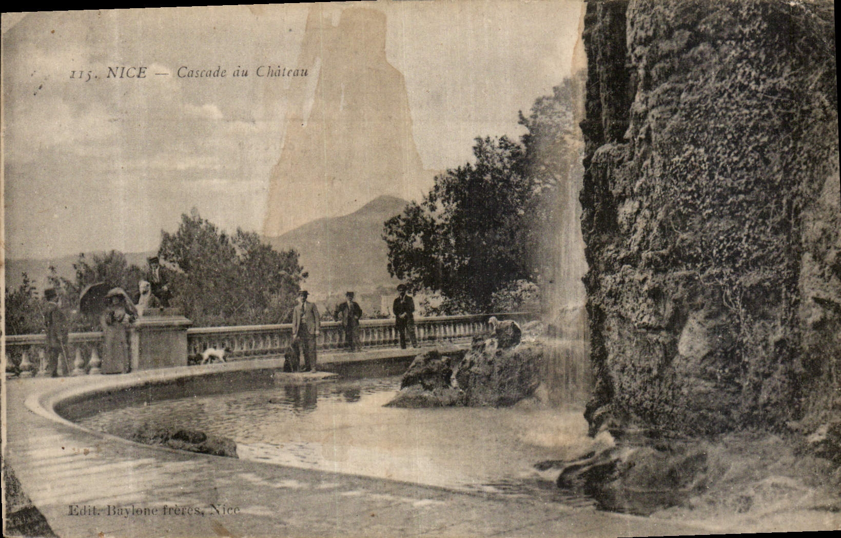 CPA Nice Cascade du Chateau 