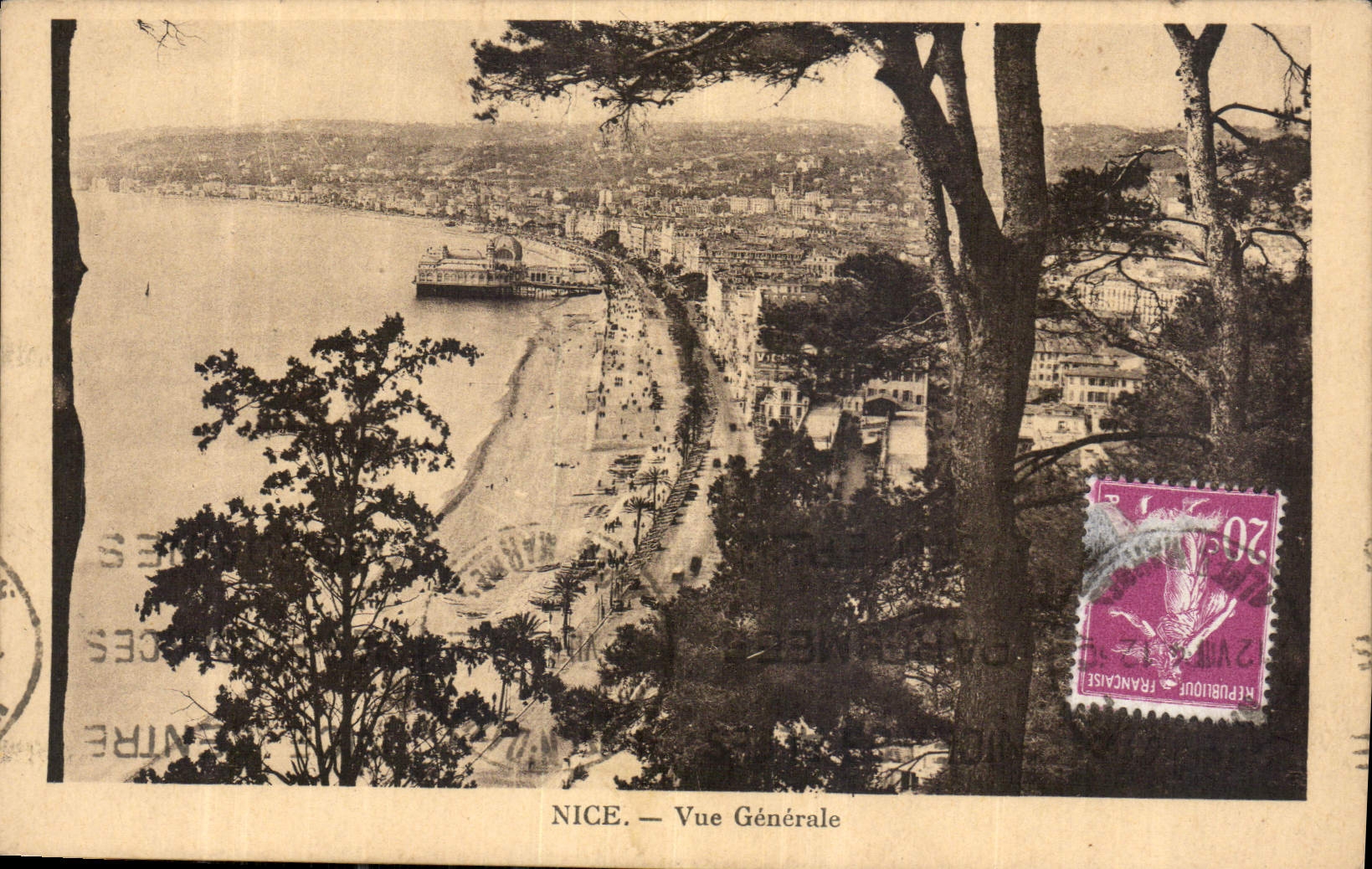 CPA Nice vue generale 