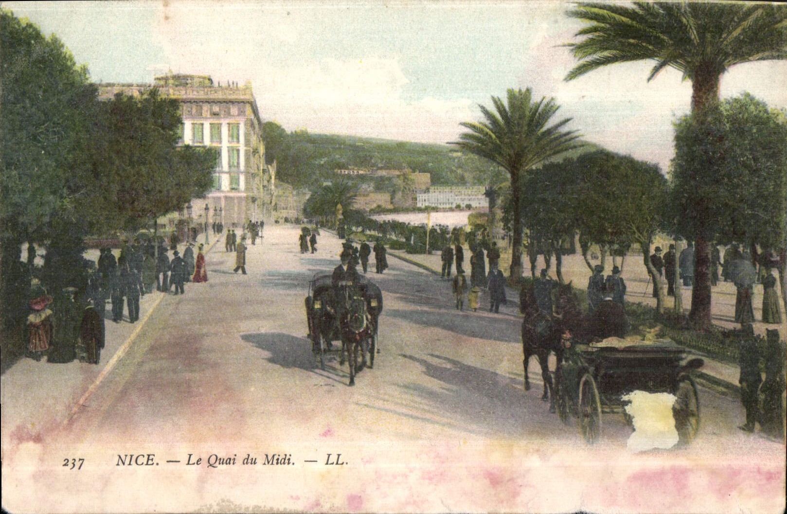CPA Nice le Quai du Midi 
