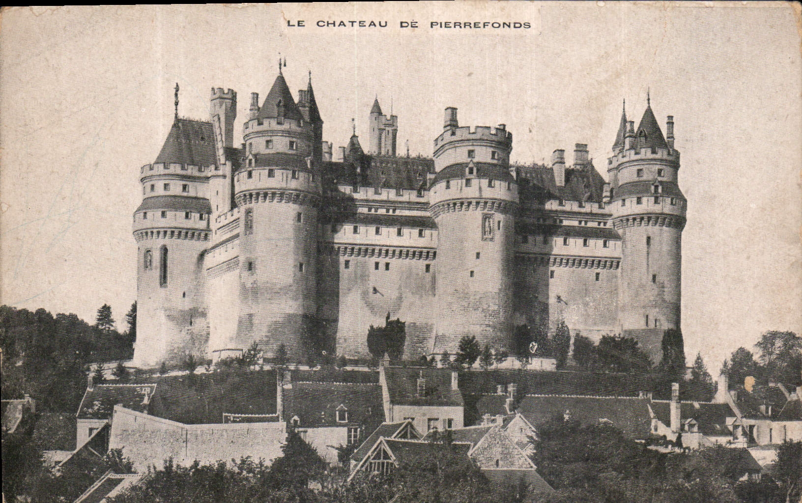 CPA Le Chateau de Pierrefonds 