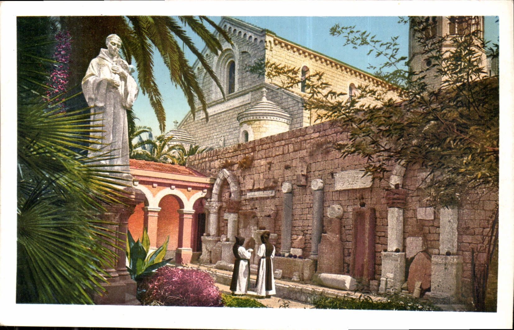 CPA Ile Saint Honorat Monastere