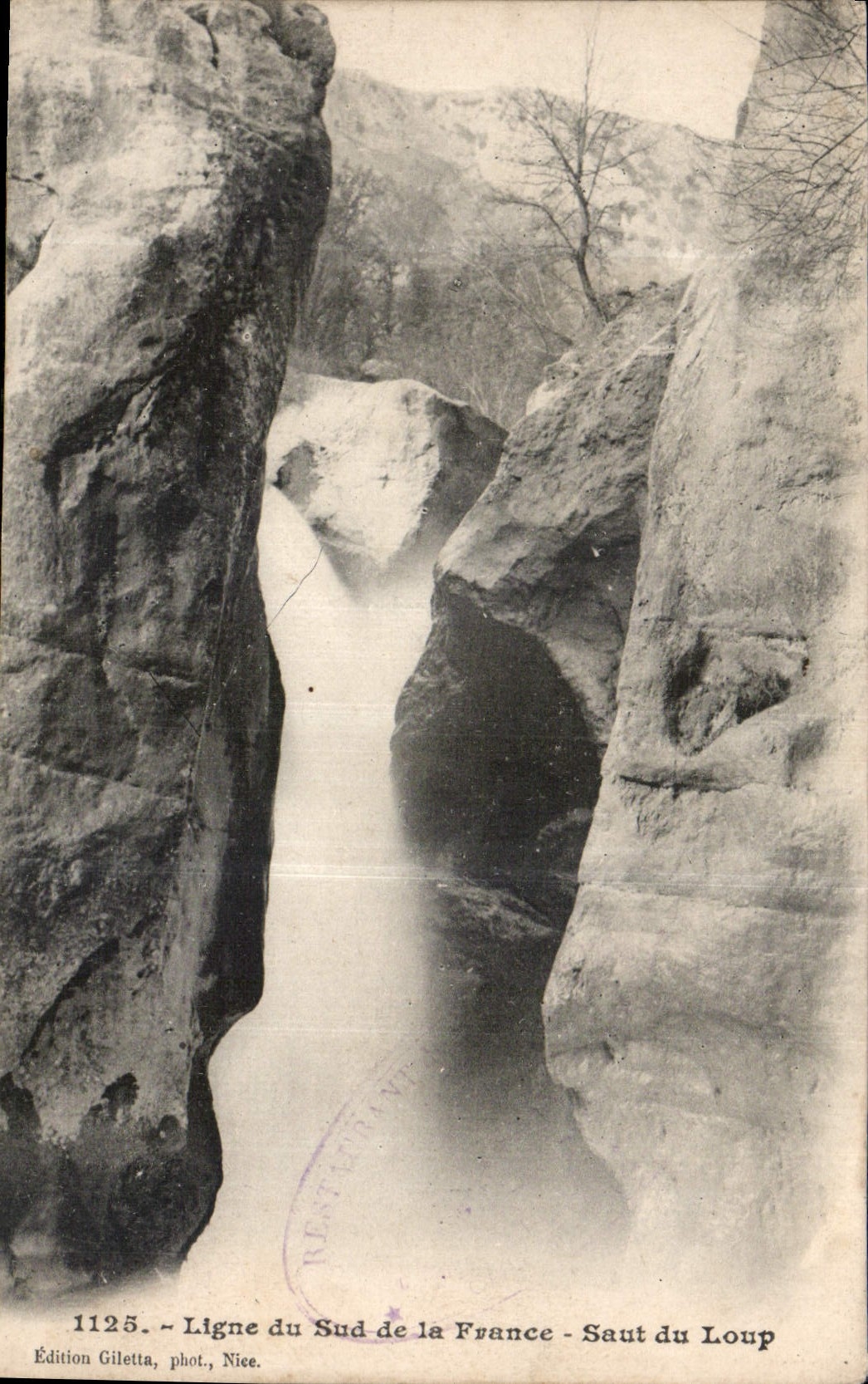 CPA Ligne du Sud de la France Saut du Loup 