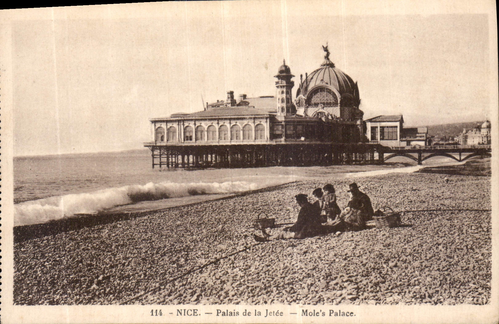 CPA Nice Palais de Jetee 