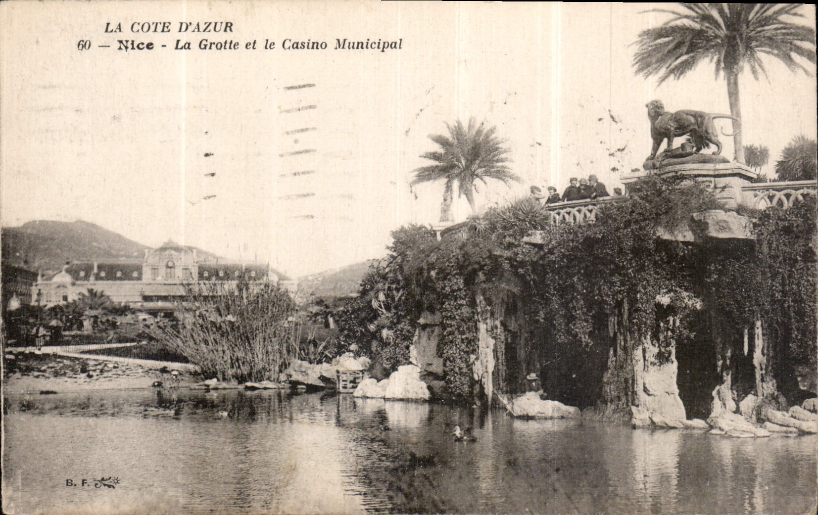 CPA La Cote d'Azur nice la Grotte et le Casino Municipal