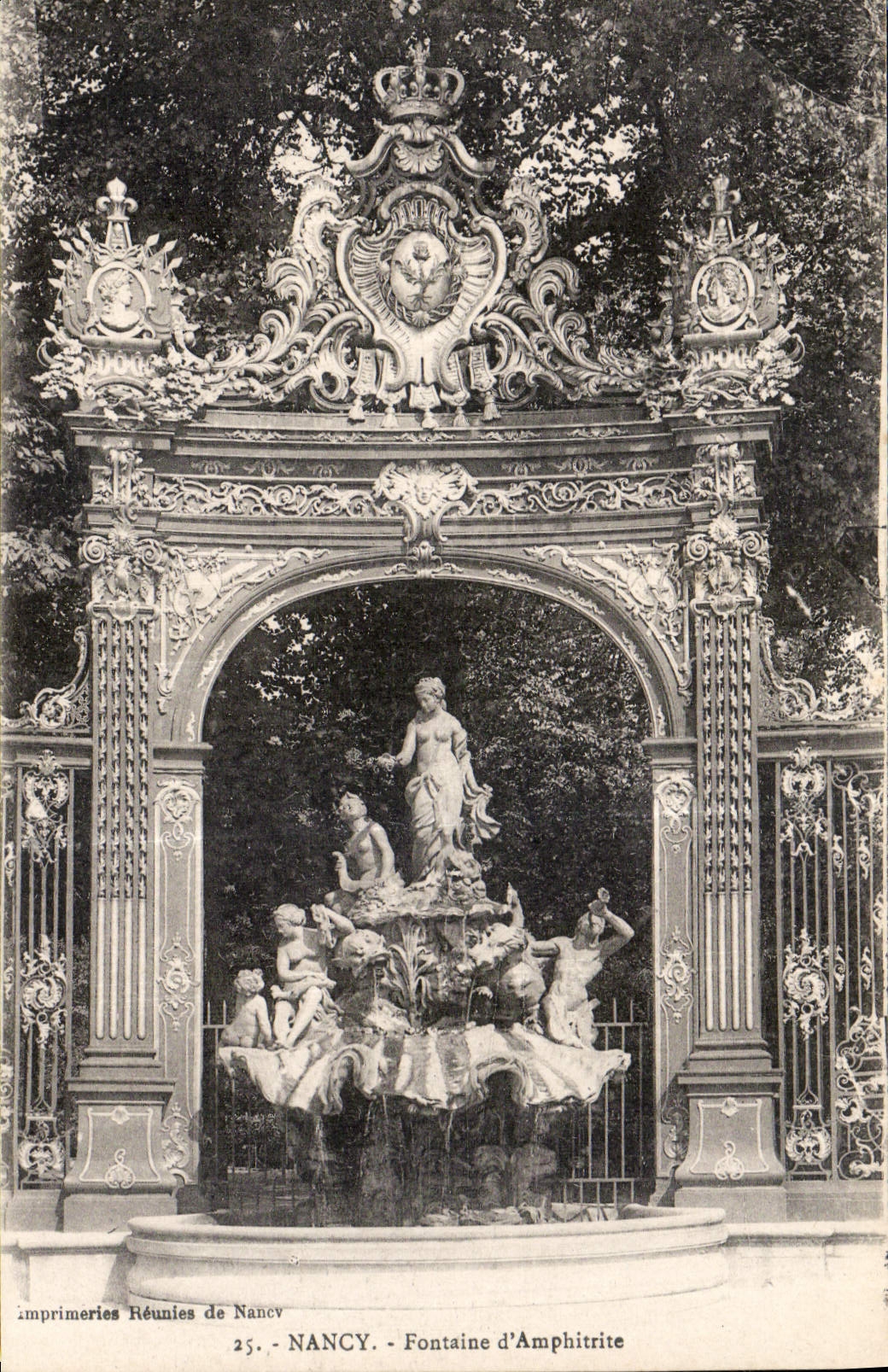 CPA Nancy fontaine d'Amphitrite 
