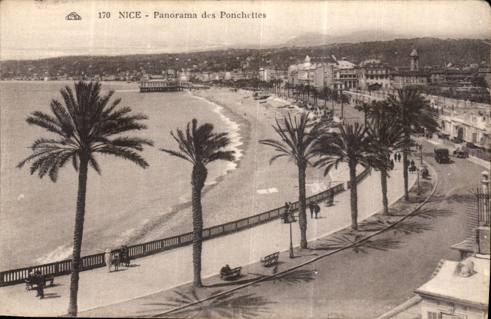 CPA Nice Panorama des Ponchettes 