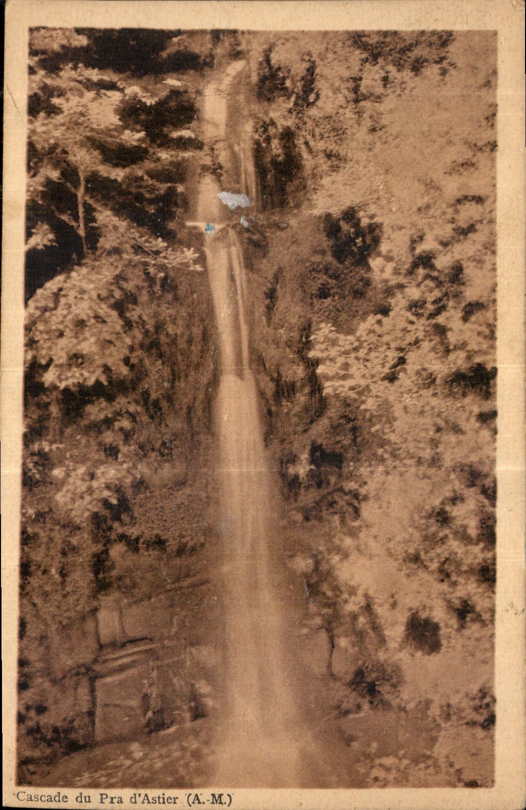 CPA Cascade du Pra d'Astier A M 