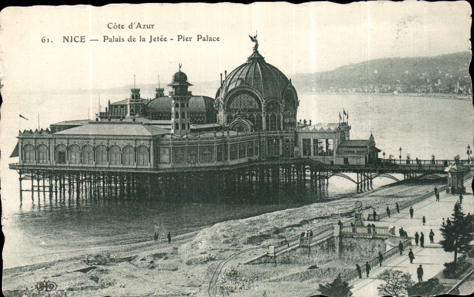 CPA Cote d'Azur Nice Palais de la Jetee Pier Palace