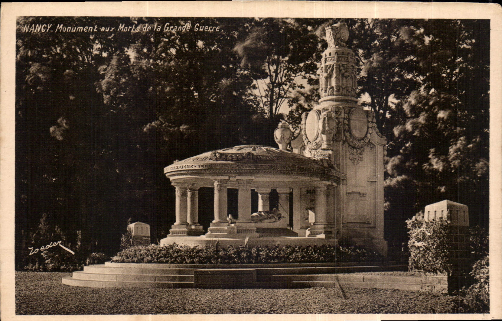 CPA Nancy Monument aux Morts de la Grand Guerre 