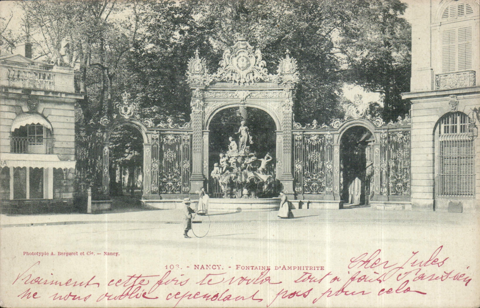 CPA Nancy Fontaine d'Amphitrite 