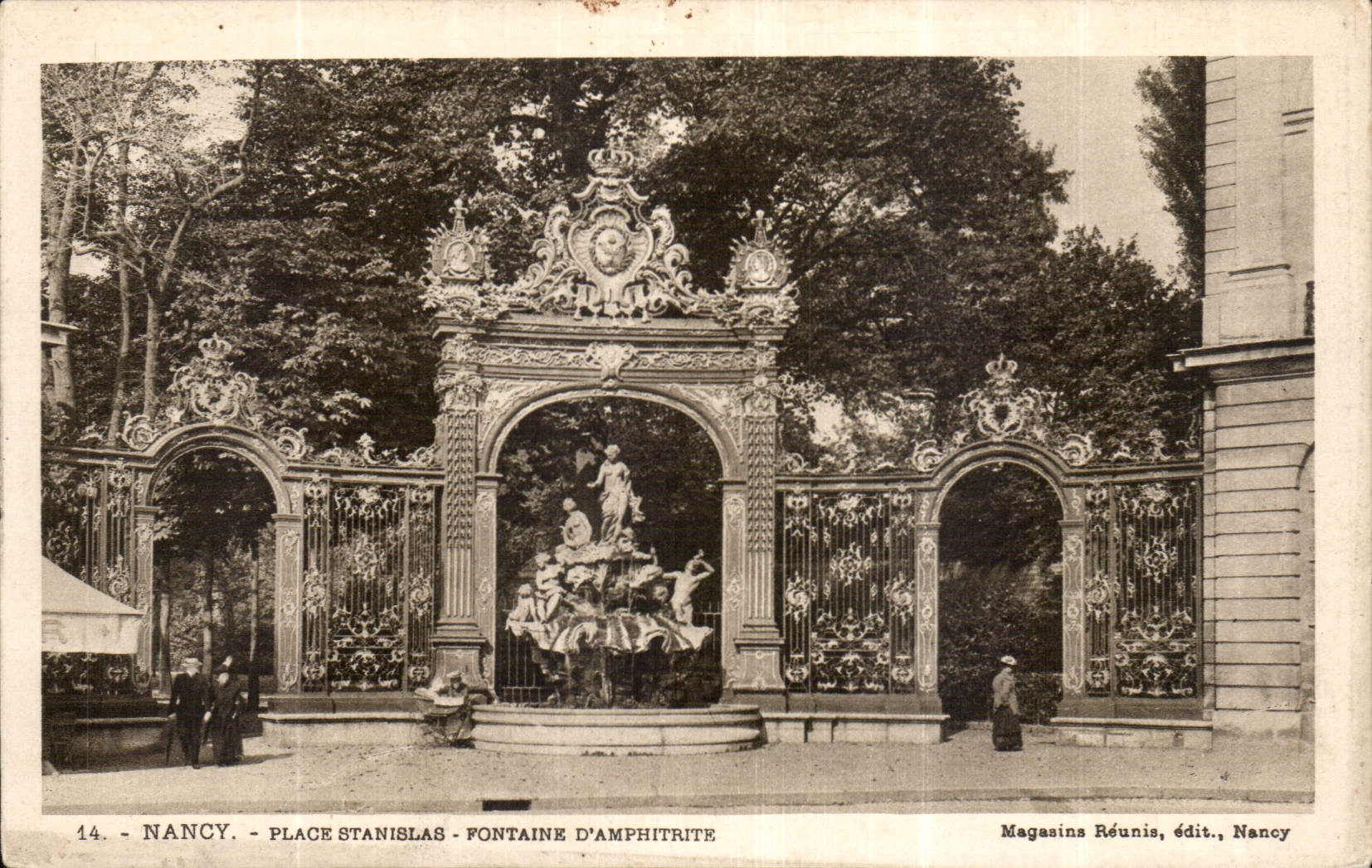 CPA Nancy Place Stanislav Fontaine d'Amphitrite 