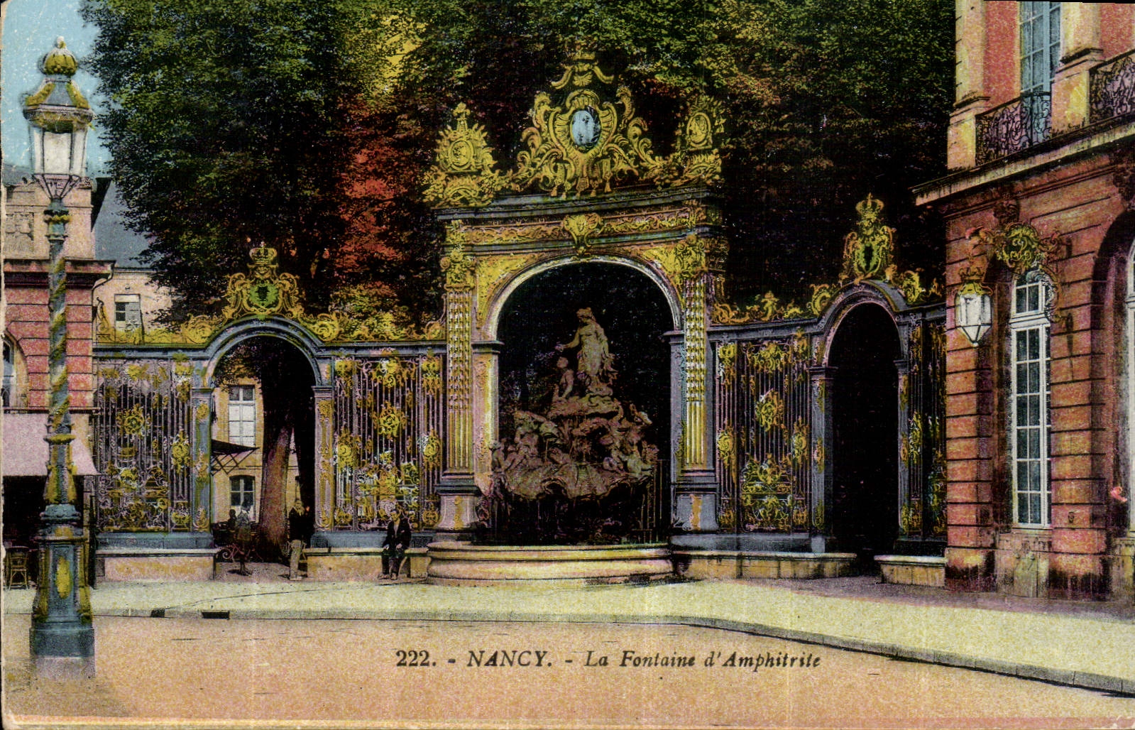 CPA Nancy la Fontaine d'Amphitrite 