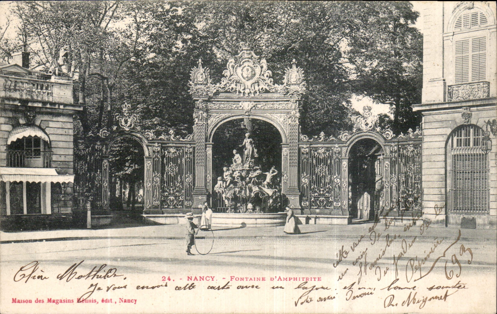 CPA Nancy Fontaine d'Amphitrite 