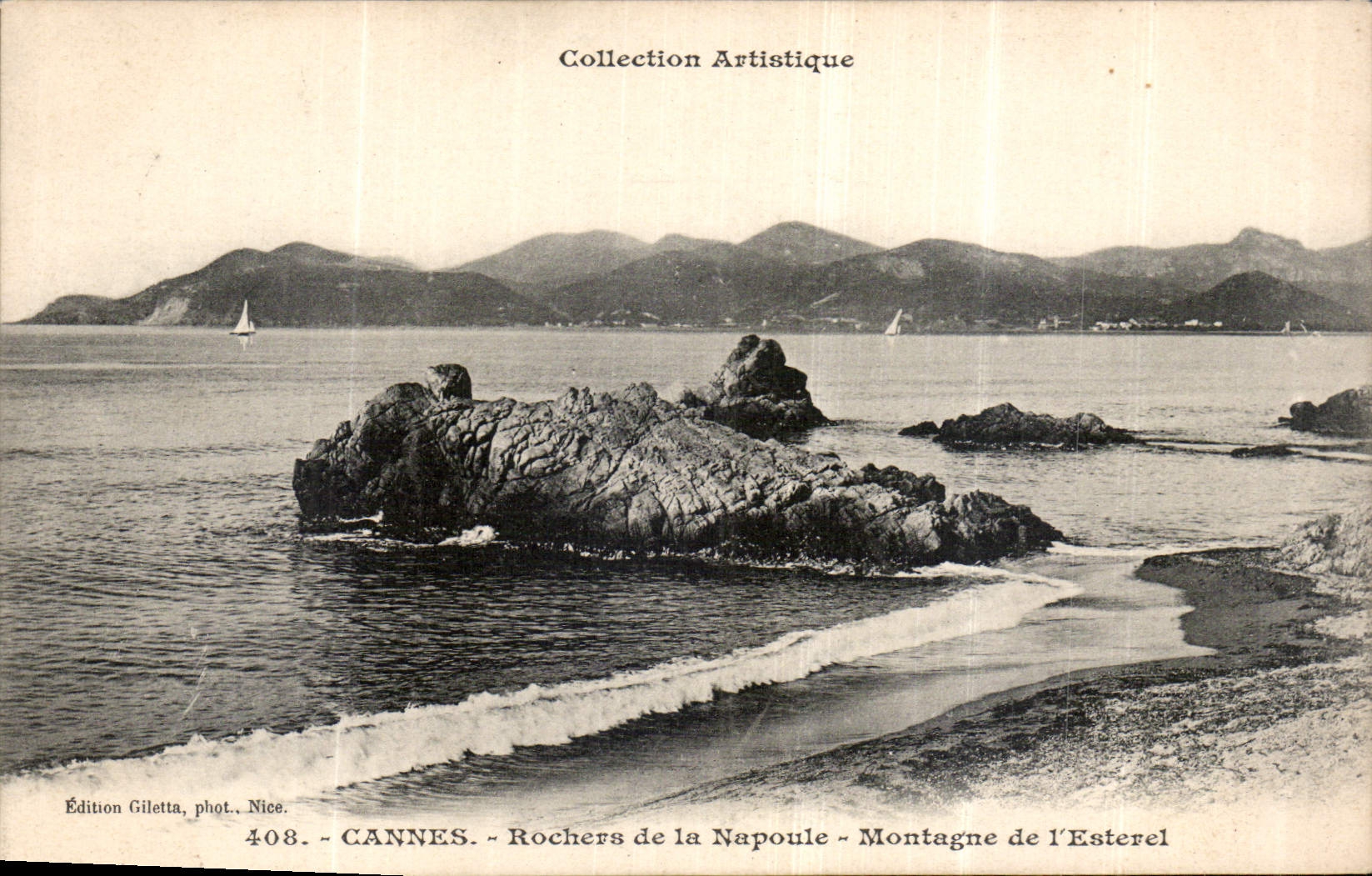 CPA Cannes Rochers de la Napoule Montagne de l'Esterel 