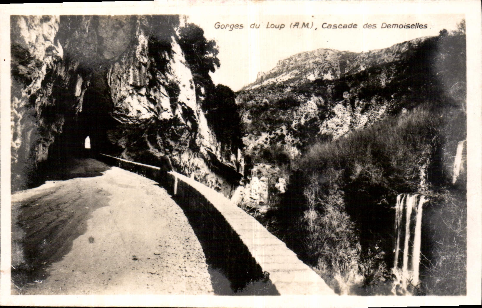 CPA Gorges du Loup A M Cascade des Demoiselles
