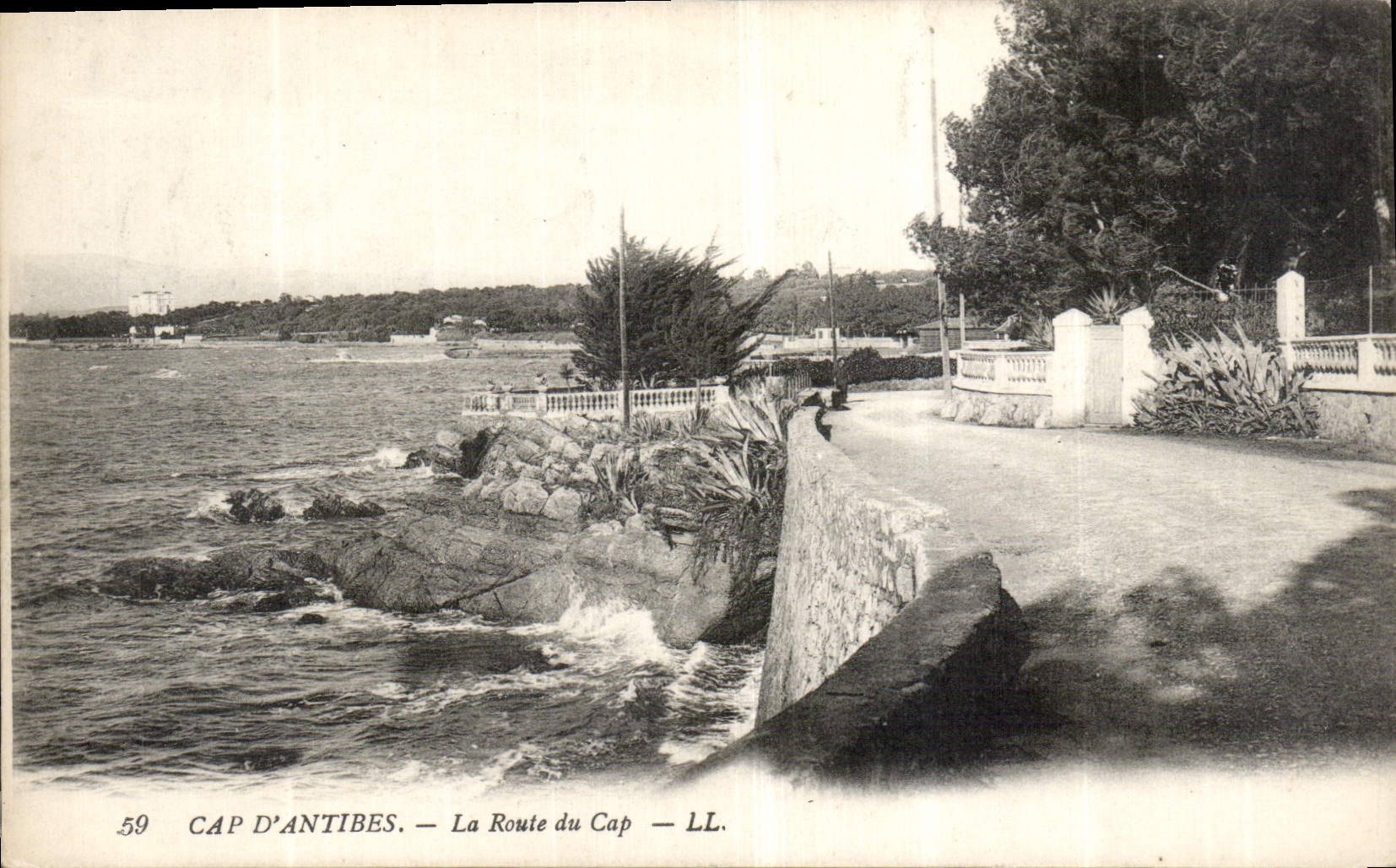 CPA Cap d'Antibes la Route du Cap