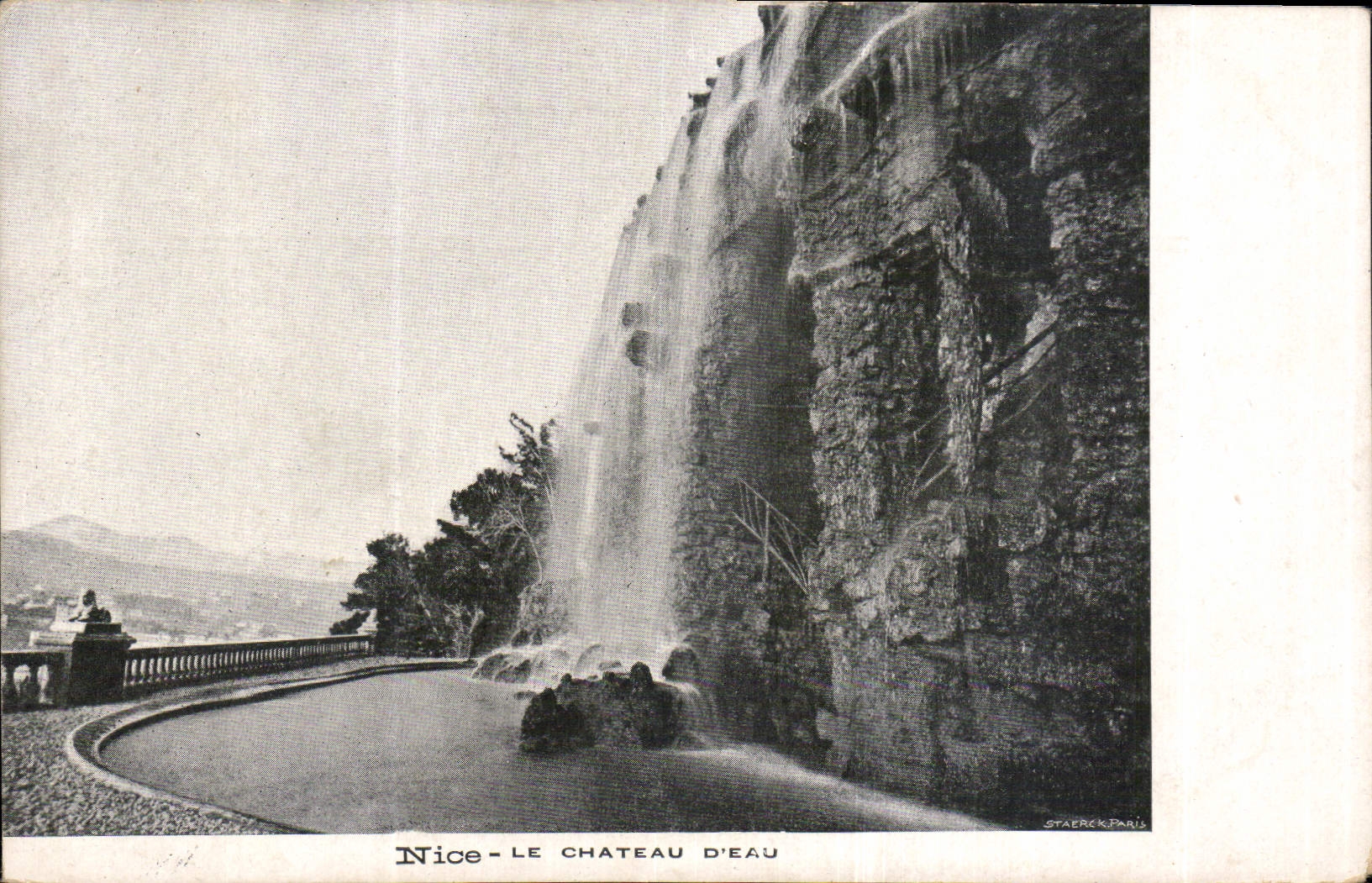 CPA Nice le Chateau d'eau 