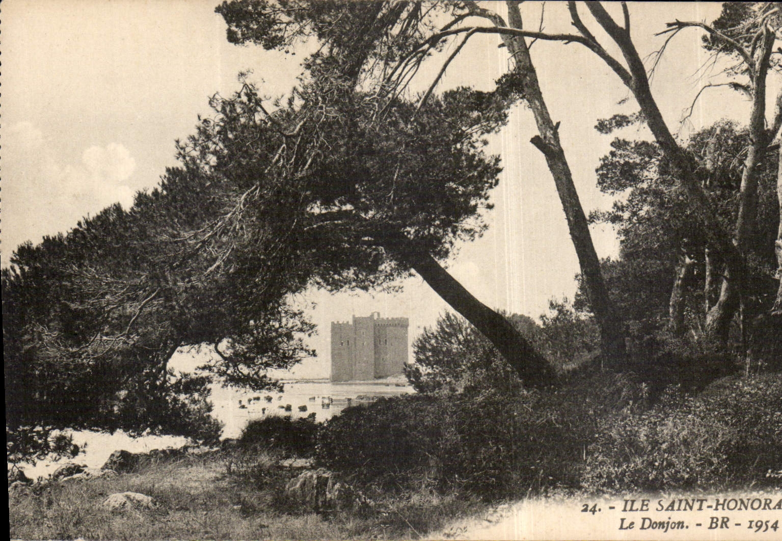 CPA Ile Saint Honorat le Donjon 