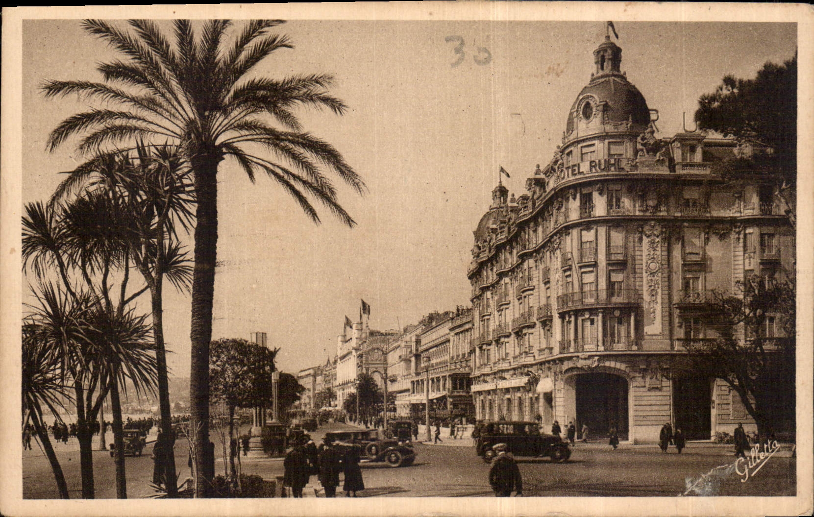 CPA Hotel Ruhl Promenade des Anglais Nice 
