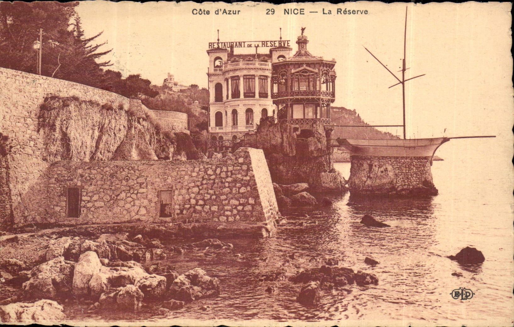 CPA Cote d'Azur Nice la Reserve 