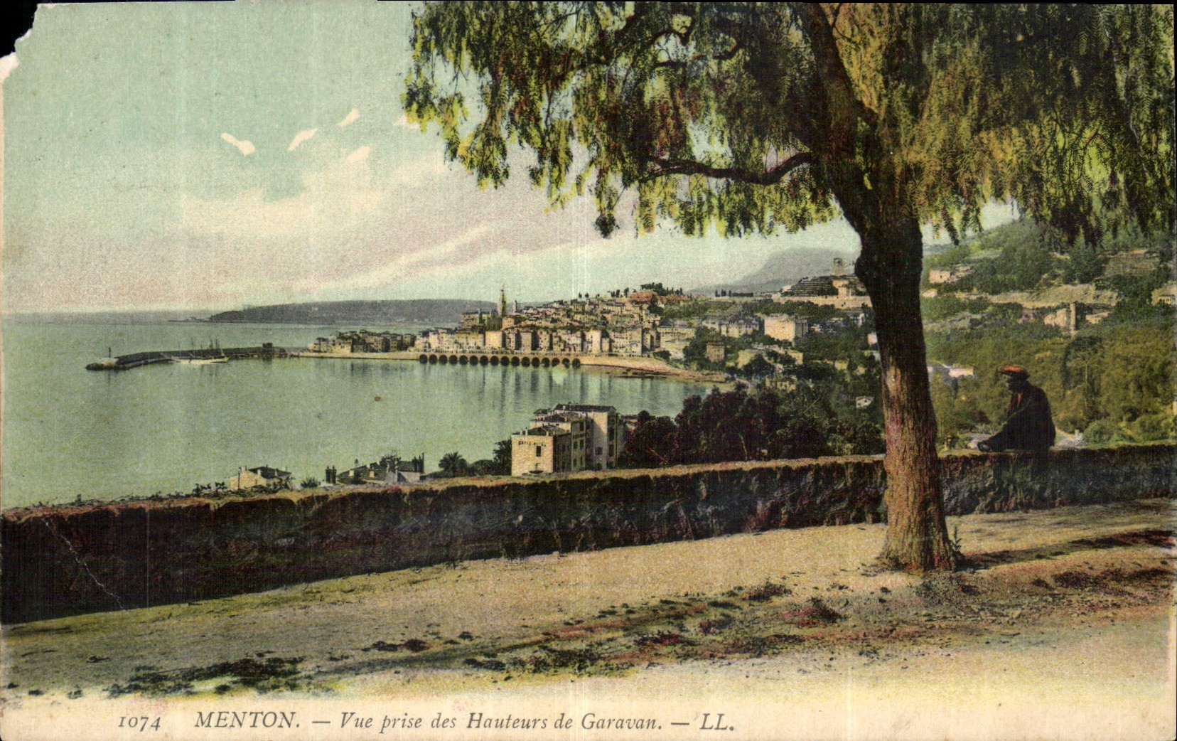 CPA Menton Vue prise des Hauteurs de Garavan 