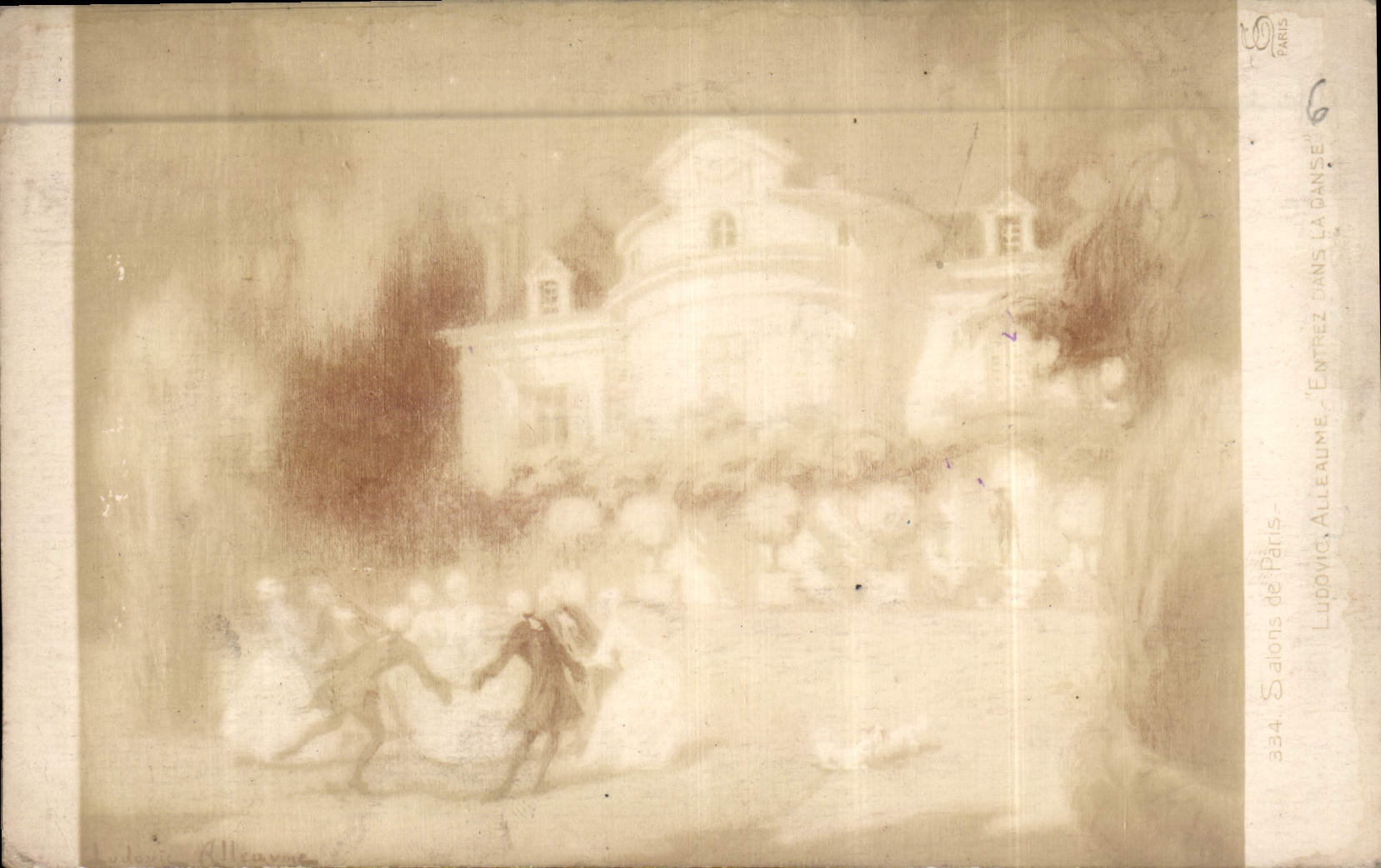 CPA Salons de Paris Ludovic Alleaume Entrez dans la danse