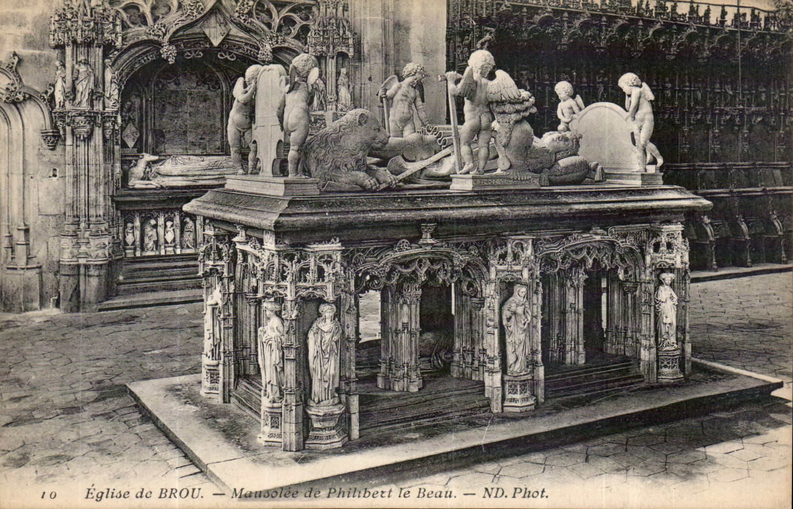 CPA Eglise de Brou Mausolee de Philibert le Beau 