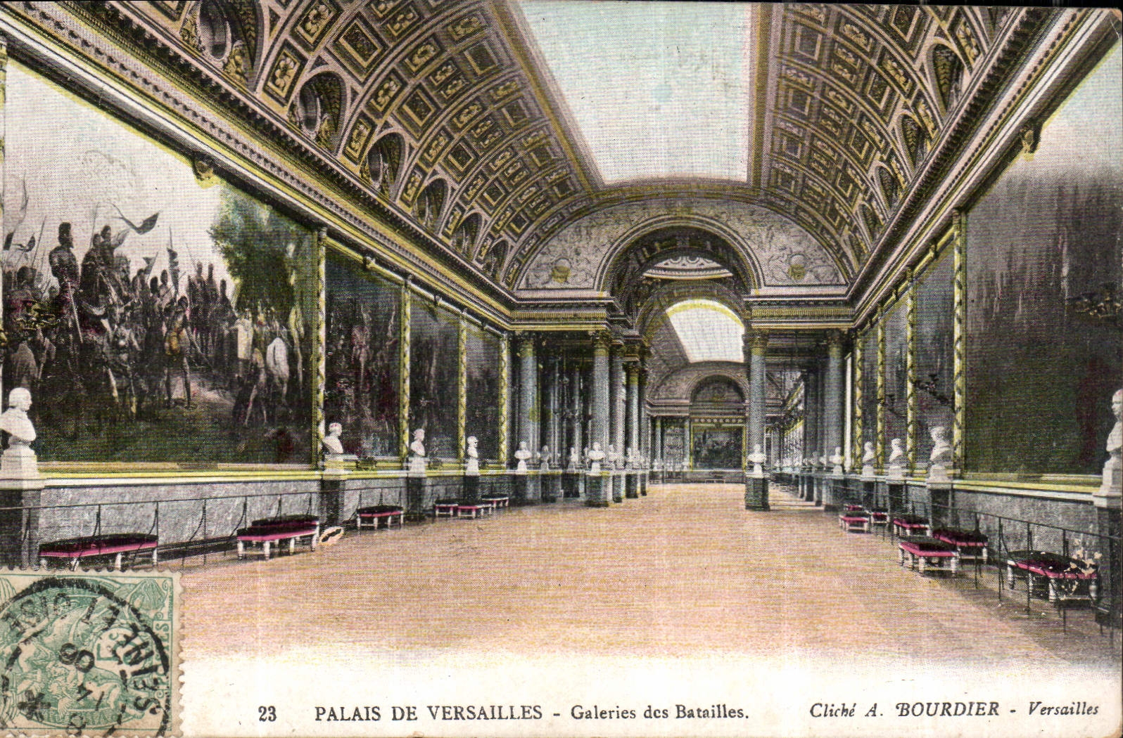 CPA Palais de Versailles galeries des Batailles 