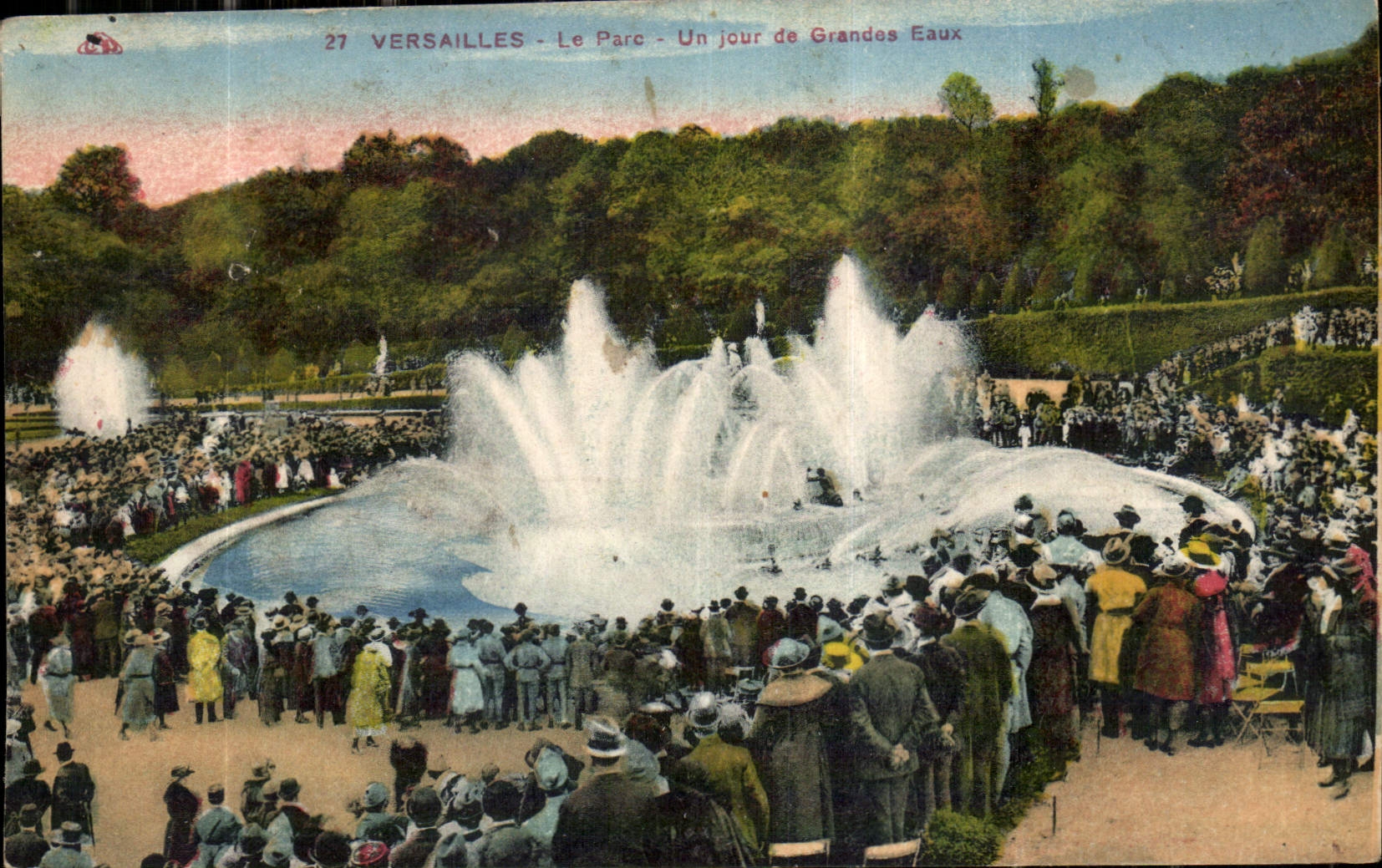 CPA Versailles le Parc un Jour de Grandes Eaux 