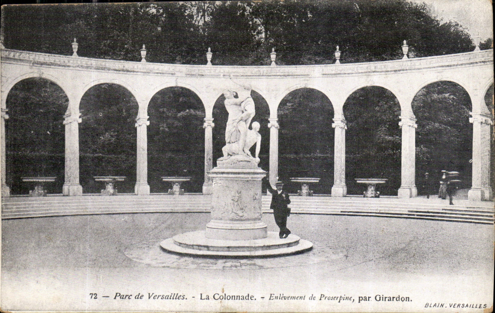 CPA Versailles la Colonnade Enlevement de Proserpine par Girardon 