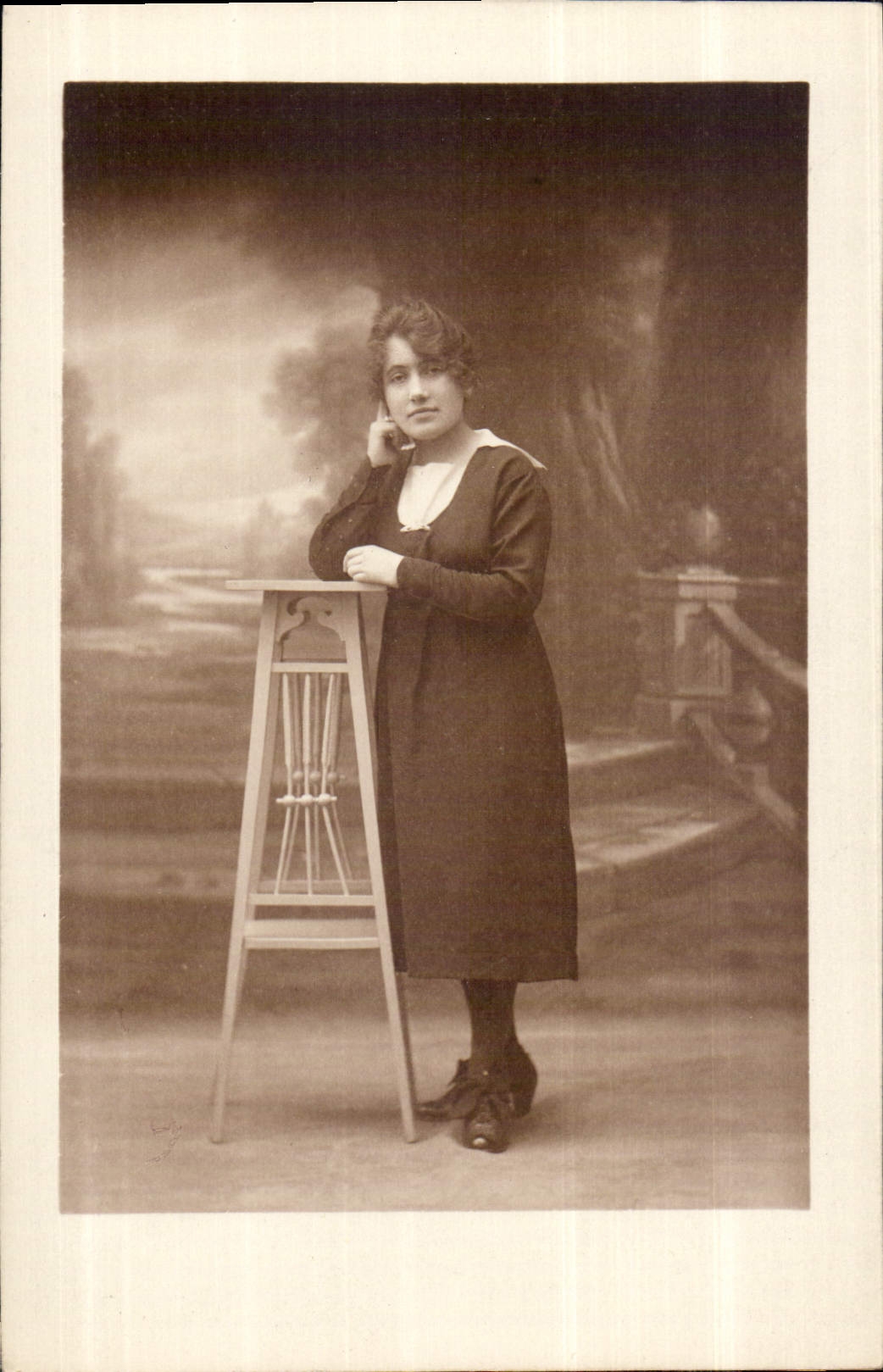 CARTE PHOTO Femme