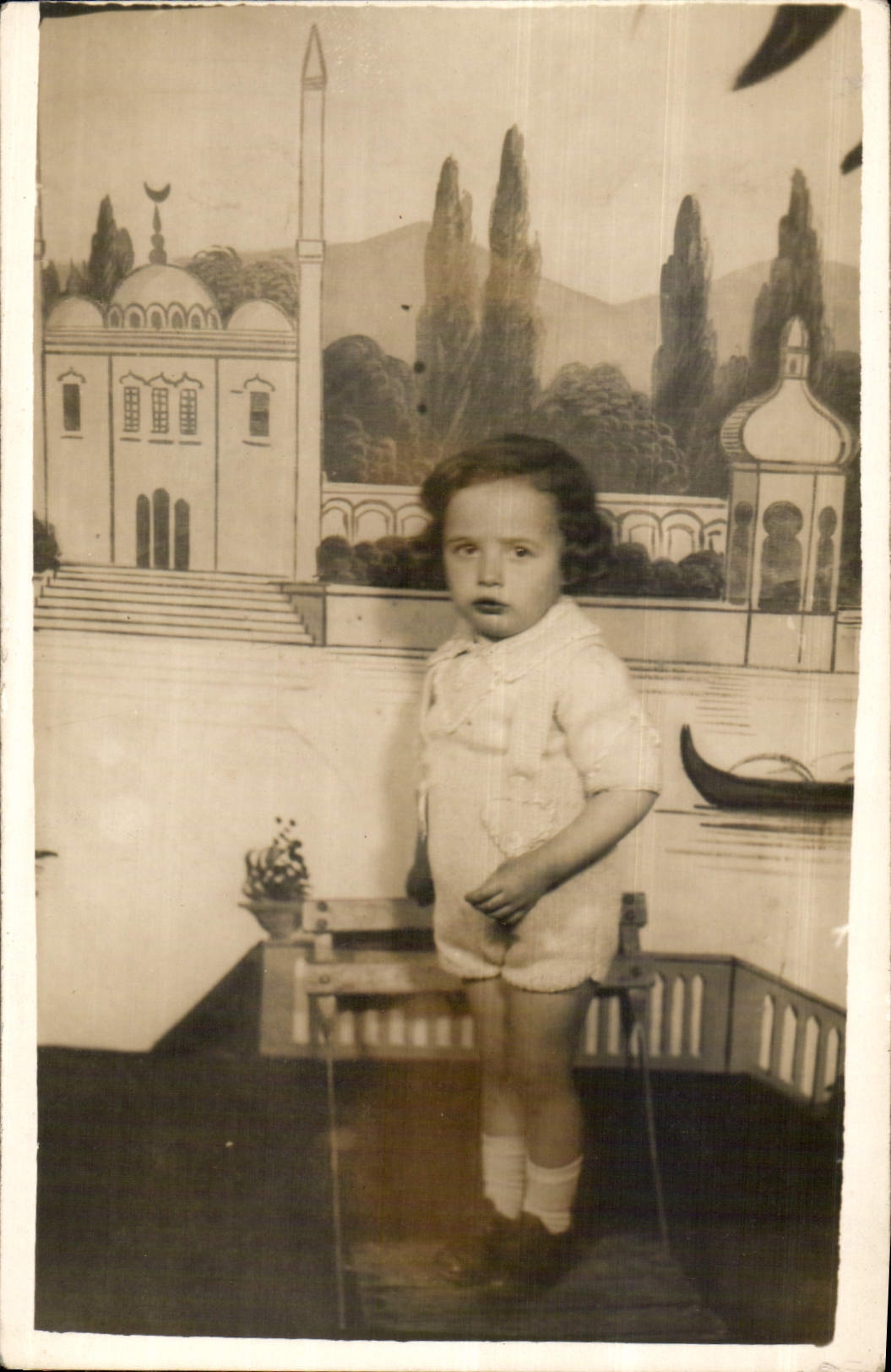 CARTE PHOTO Enfant Bebe