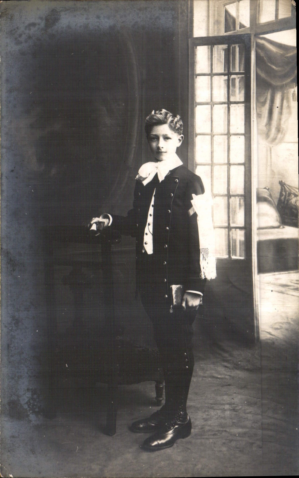 CARTE PHOTO Enfant Communiant