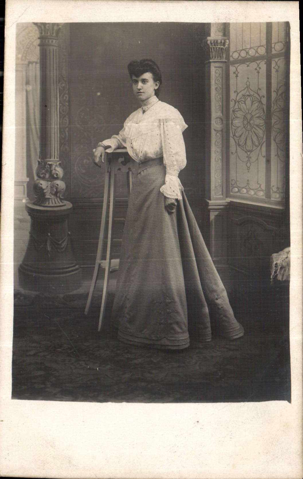 CARTE PHOTO Femme