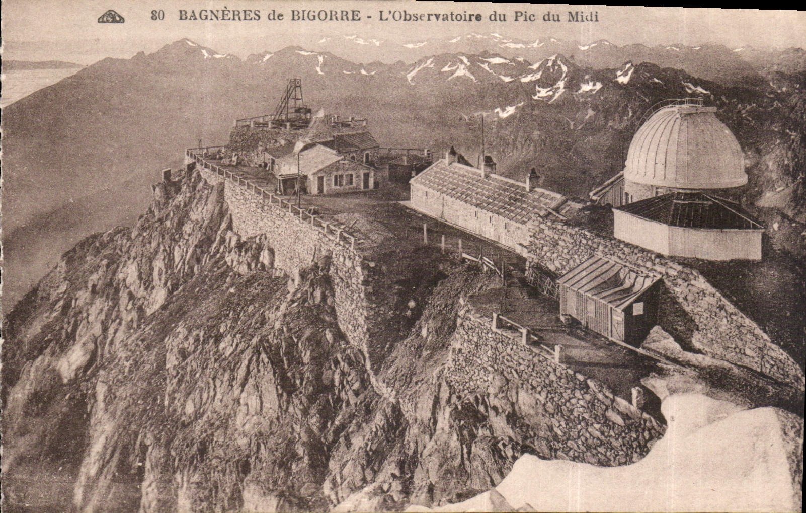 CPA Begneres du Bigorre l'Observatoire du Pic du midi